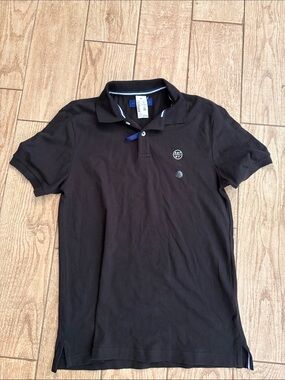 Aeropostale Black Men's Polo with Subtle Chest Logo